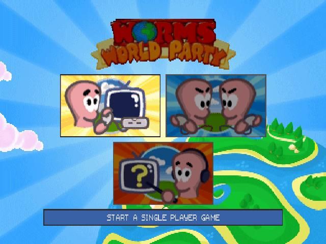 Worms World Party screenshot 3 for Sega Dreamcast